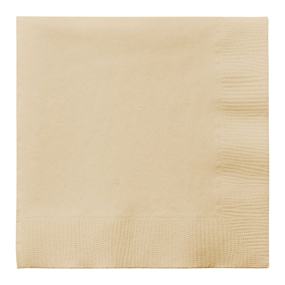 Sand Brown 6 1/2 x 6 1/2 Lunch Napkins