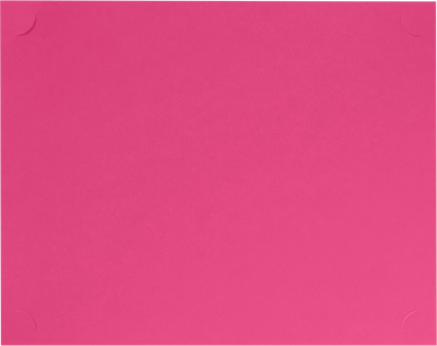 Fuchsia Pink Magenta 9 1/2 x 12 Single Certificate Holders