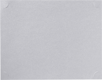 Silver Metallic 9 1/2 x 12 Single Certificate Holders