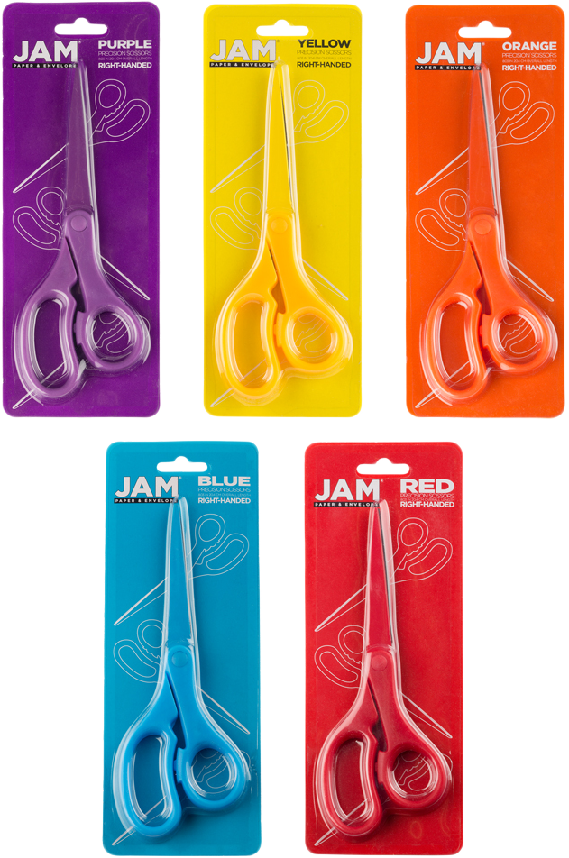 Assorted Precision Scissors -  Pack of 5