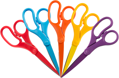 Assorted Precision Scissors -  Pack of 5