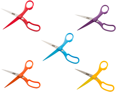 Assorted Precision Scissors -  Pack of 5