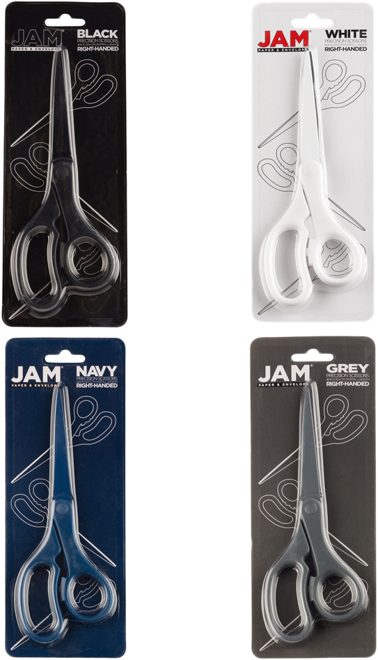 Business Assorted Precision Scissors -  Pack of 4
