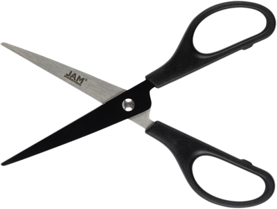 Black Assorted Scissors -  Pack of 3