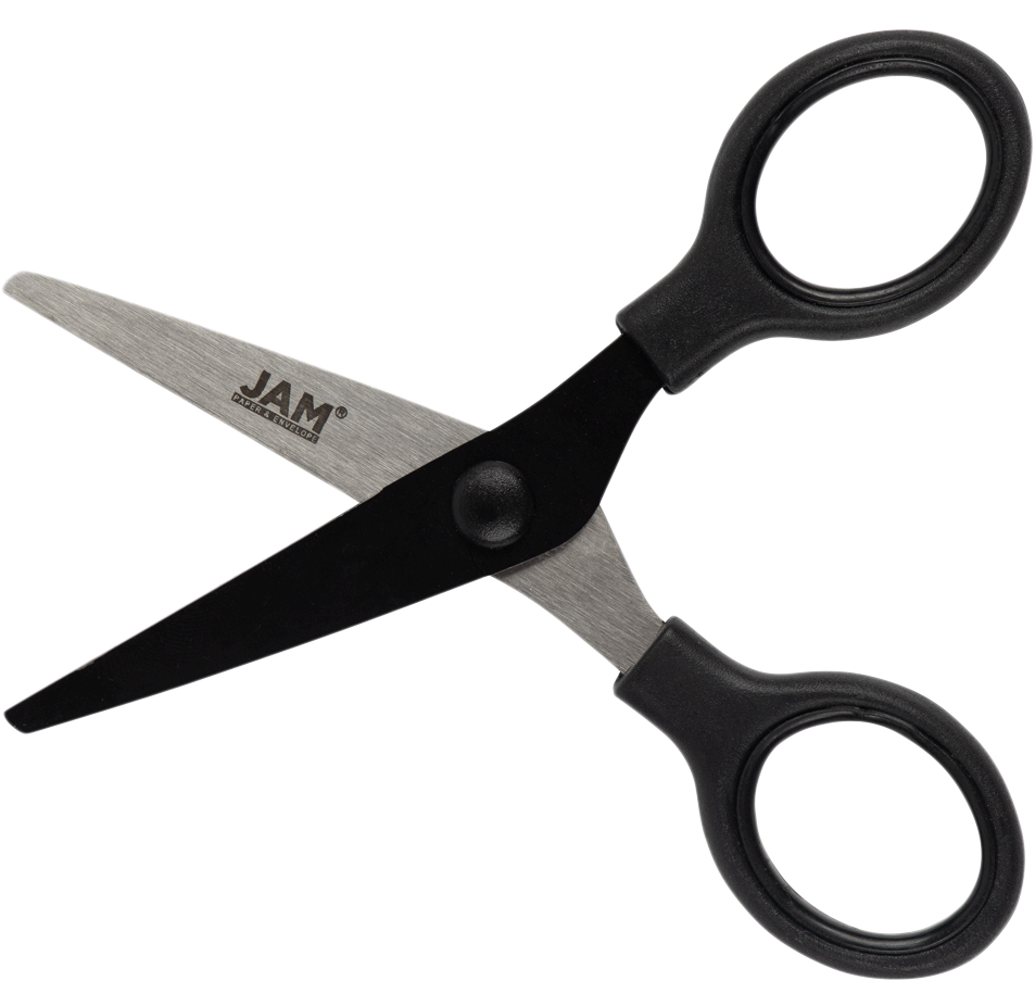 Black Assorted Scissors -  Pack of 3