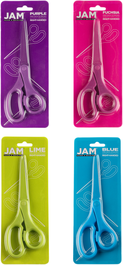 Fashion Assorted Precision Scissors -  Pack of 4