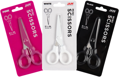 Assorted Soft Grip Scissors -  Pack of 3