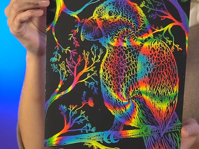 Super Bright Scratch Art (36 Sheets)  by Marvin's Magic
