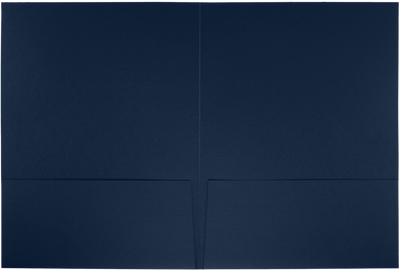 Nautical Navy Blue Linen Tax Return 9 x 12 Presentation Folders