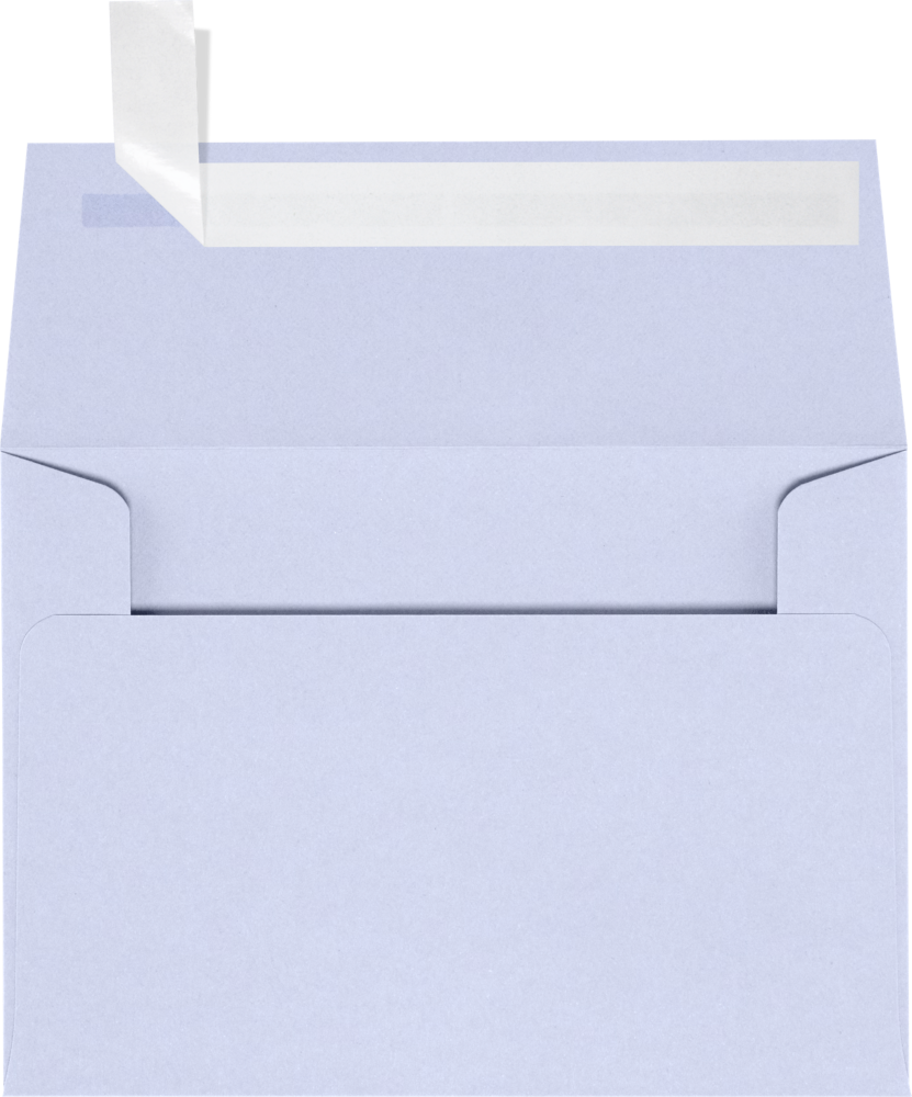 Light Purple Lilac 32lb A1 Invitation Envelopes (3 5/8 x 5 1/8) with Peel & Seal