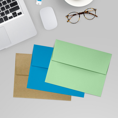 Pastel Green 24lb A2 Invitation Envelopes (4 3/8 x 5 3/4) 24lb