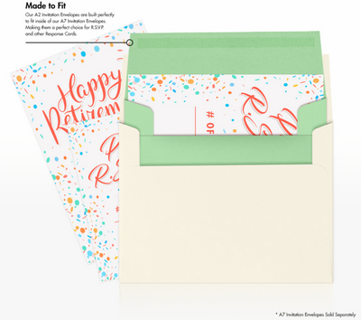 Pastel Green 24lb A2 Invitation Envelopes (4 3/8 x 5 3/4) 24lb