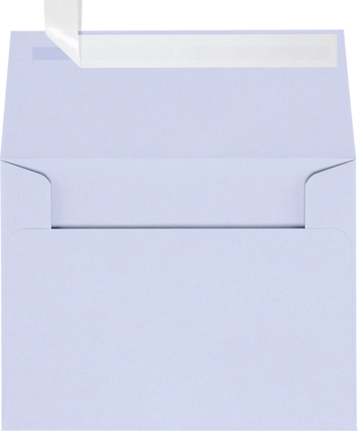 Light Purple Lilac 32lb A2 Invitation Envelopes (4 3/8 x 5 3/4) with Peel & Seal