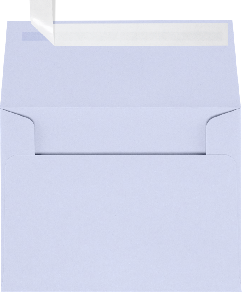 Light Purple Lilac 32lb A2 Invitation Envelopes (4 3/8 x 5 3/4) with Peel & Seal