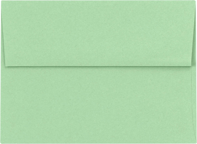 Pastel Green 24lb A6 Invitation Envelopes (4 3/4 x 6 1/2)