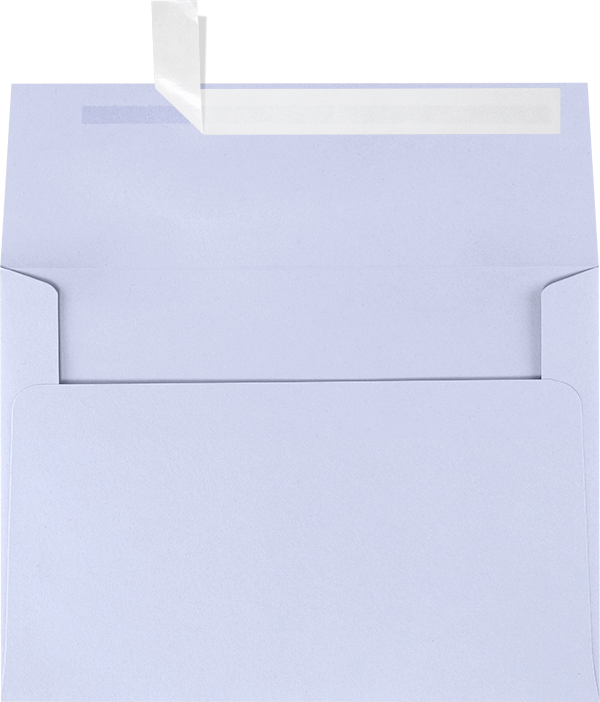 Light Purple Lilac 32lb A7 Invitation Envelopes (5 1/4 x 7 1/4) with Peel & Seal