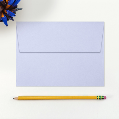Light Purple Lilac 32lb A7 Invitation Envelopes (5 1/4 x 7 1/4) with Peel & Seal