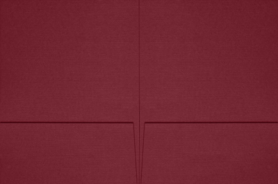 Burgundy Linen 6 x 9 Folders