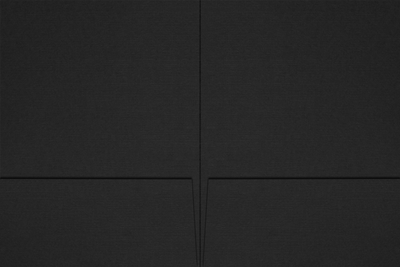Deep Black Linen 6 x 9 Folders