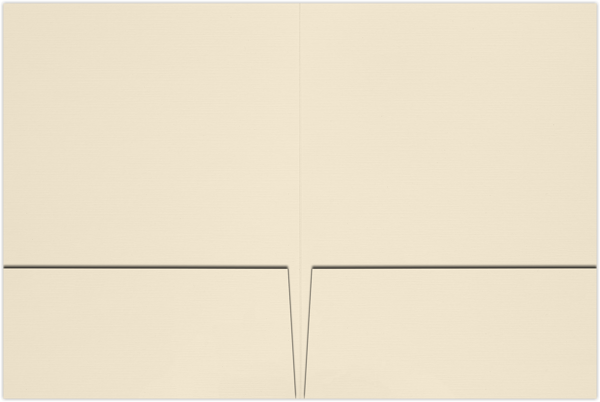 Natural Linen 6 x 9 Folders