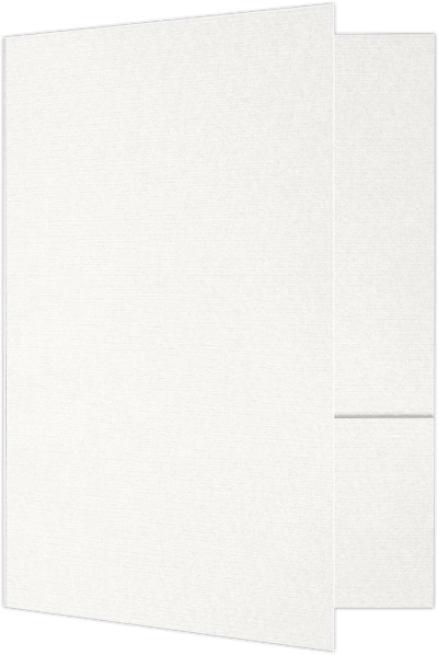 Bright White 6 x 9 Folders