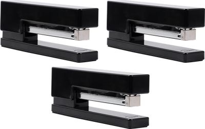 Black Stapler Set (3 Pack)