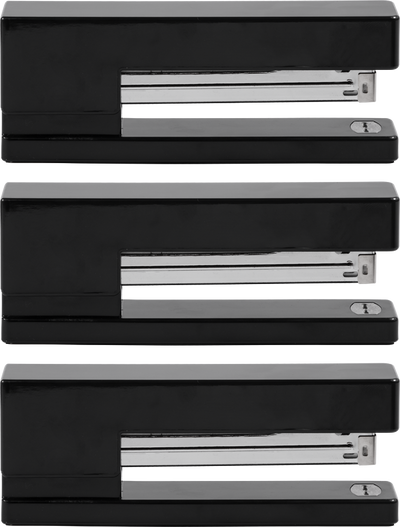 Black Stapler Set (3 Pack)
