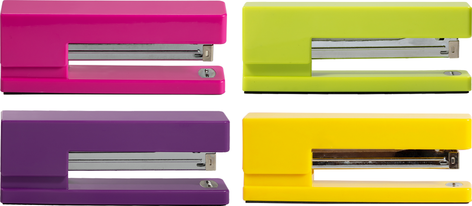 Assorted Fashion Stapler Set (4 Pack)