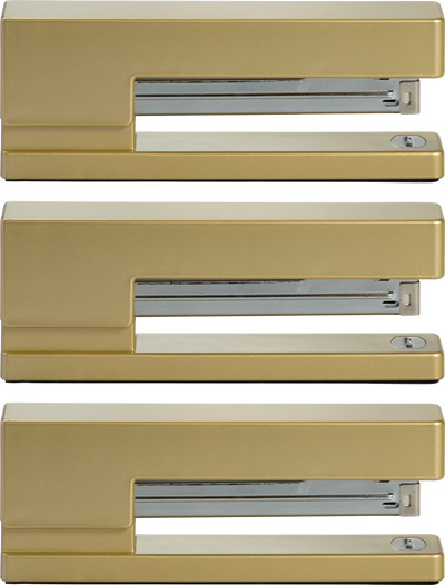 Gold Stapler Set (3 Pack)