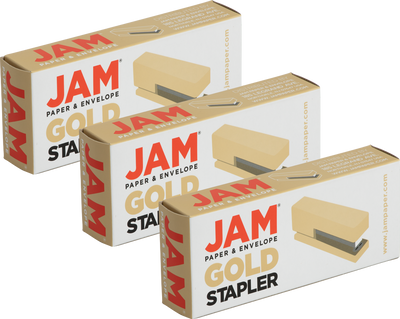 Gold Stapler Set (3 Pack)