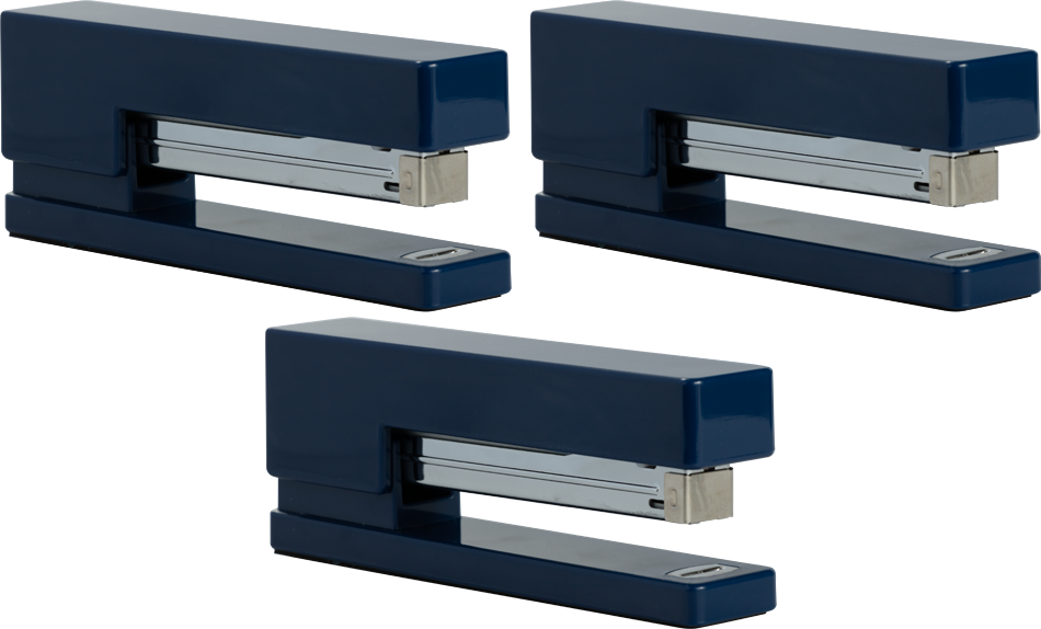 Navy Stapler Set (3 Pack)