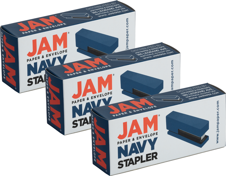 Navy Stapler Set (3 Pack)