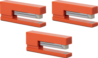 Orange Stapler Set (3 Pack)