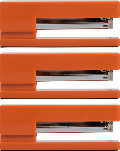 Orange Stapler Set (3 Pack)