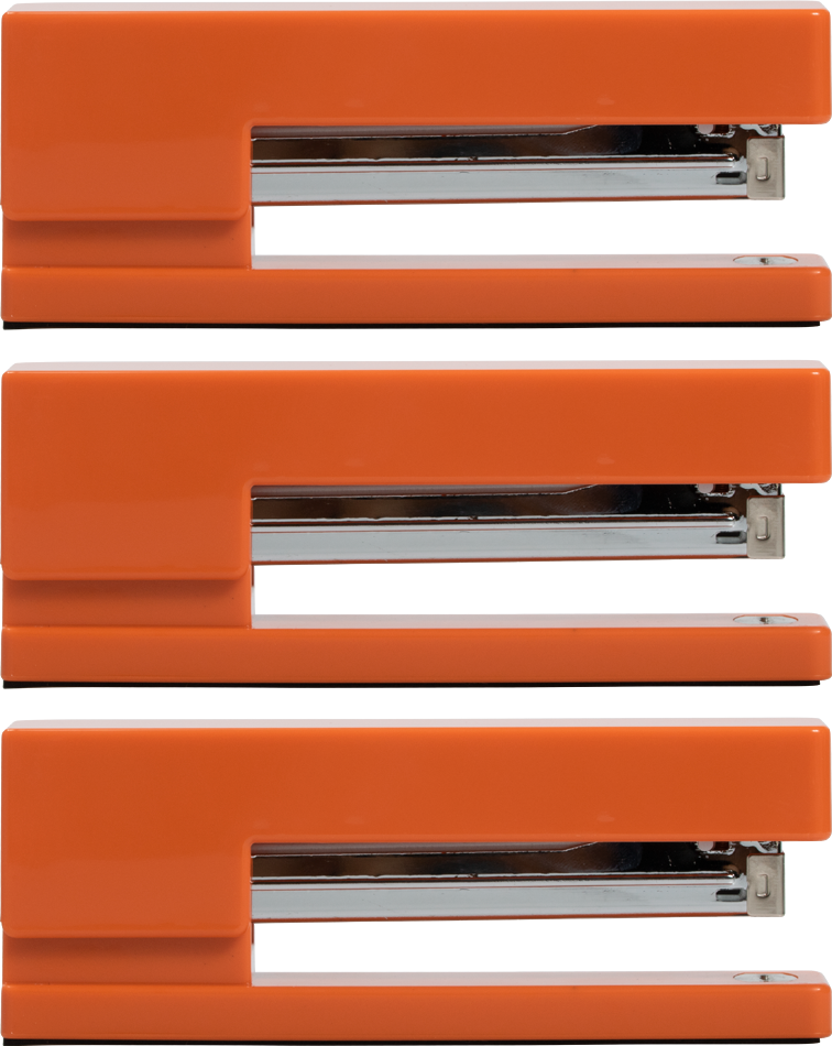 Orange Stapler Set (3 Pack)