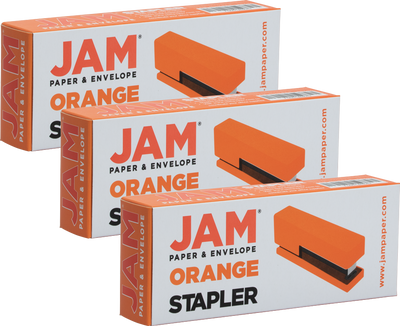 Orange Stapler Set (3 Pack)
