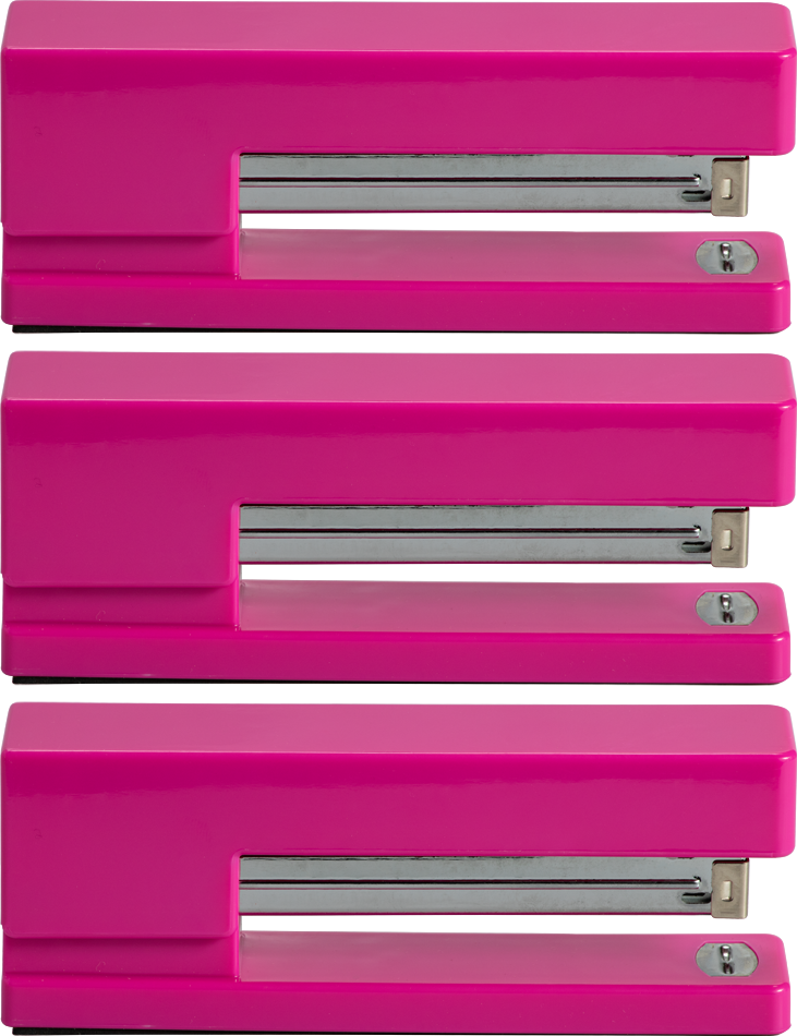 Fuchsia Stapler Set (3 Pack)