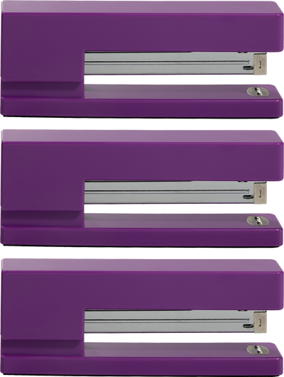 Purple Stapler Set (3 Pack)
