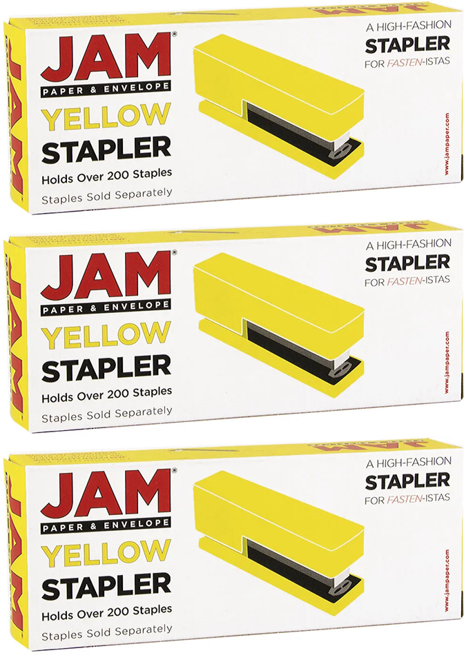 Yellow Stapler Set (3 Pack)