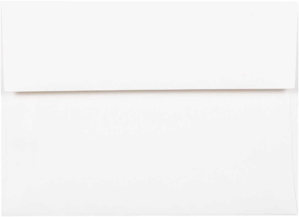 White 32lb Strathmore A7 Invitation Premium Envelopes (5 1/4 x 7 1/4)