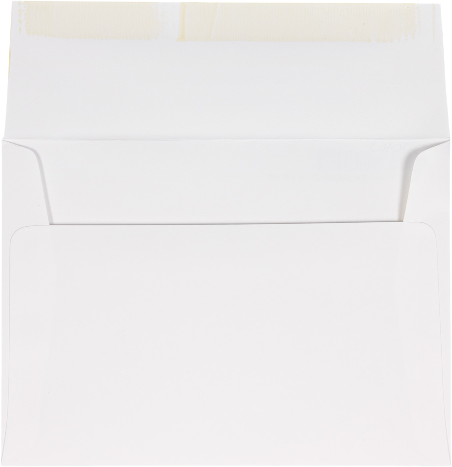White 32lb Strathmore A7 Invitation Premium Envelopes (5 1/4 x 7 1/4)
