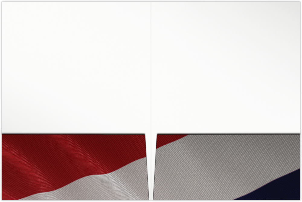 Flag with Tax Return Patriotic 9 x 12 Presentation Folders