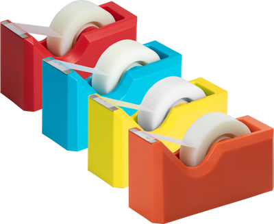 Assorted Tape Dispenser Set (4 Pack)