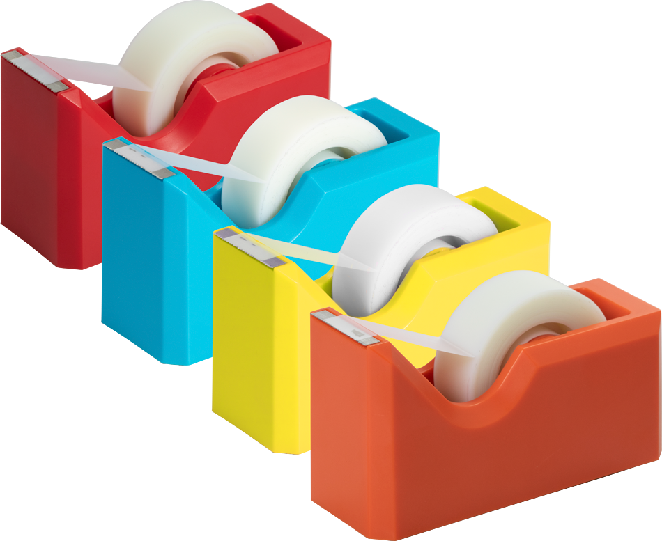 Assorted Tape Dispenser Set (4 Pack)