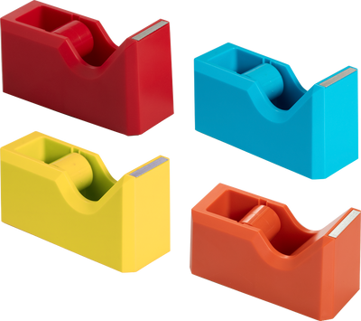 Assorted Tape Dispenser Set (4 Pack)