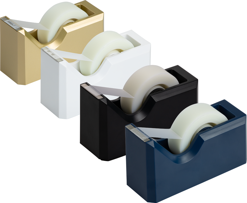 Assorted Professional Tape Dispenser Set (4 Pack)