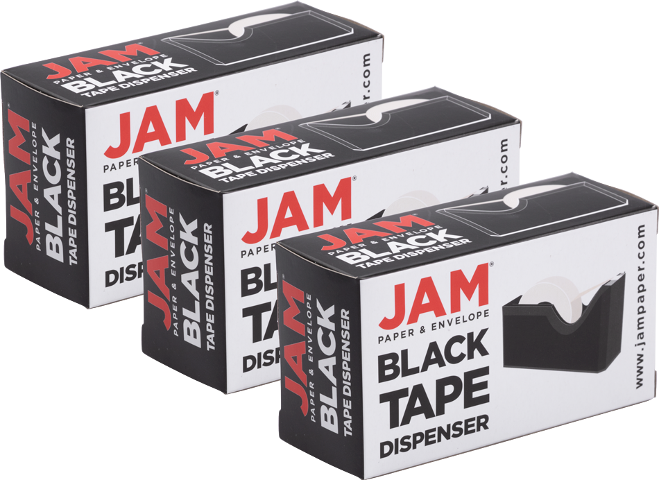 Black Tape Dispenser Set (3 Pack)