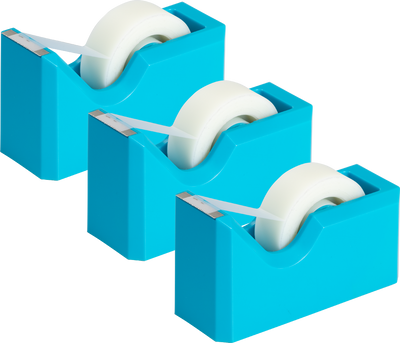 Blue Tape Dispenser Set (3 Pack)