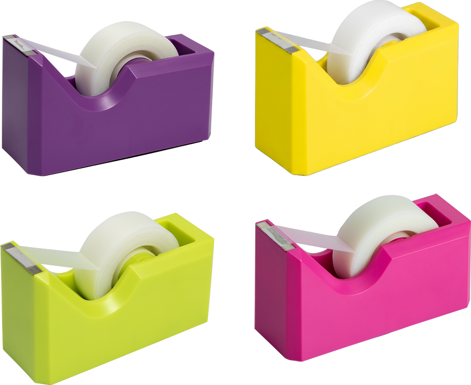Assorted Fashion Tape Dispenser Set (4 Pack)