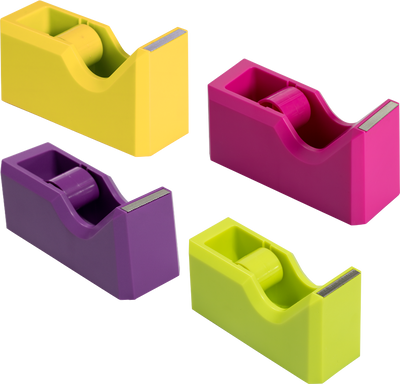 Assorted Fashion Tape Dispenser Set (4 Pack)
